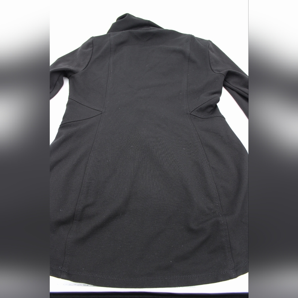 White House Black Market Side Zip Cowl Neck Jacket Size 0 - Picture 4 of 7